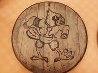 Customized UofL Barrel Head 